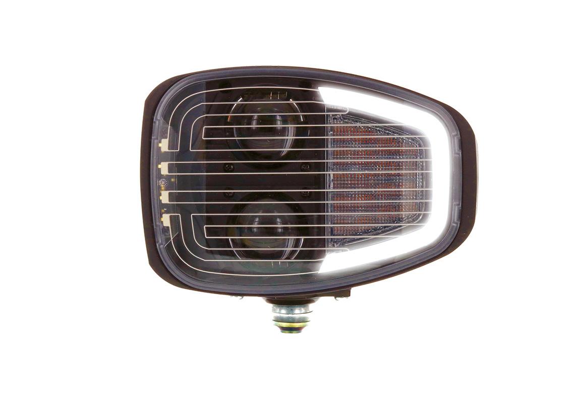 Driving light left ECE LED 12/24V de-icing